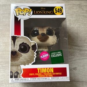 Pop! Disney The Lion King Timon Funko Pop! (FLOCKED)